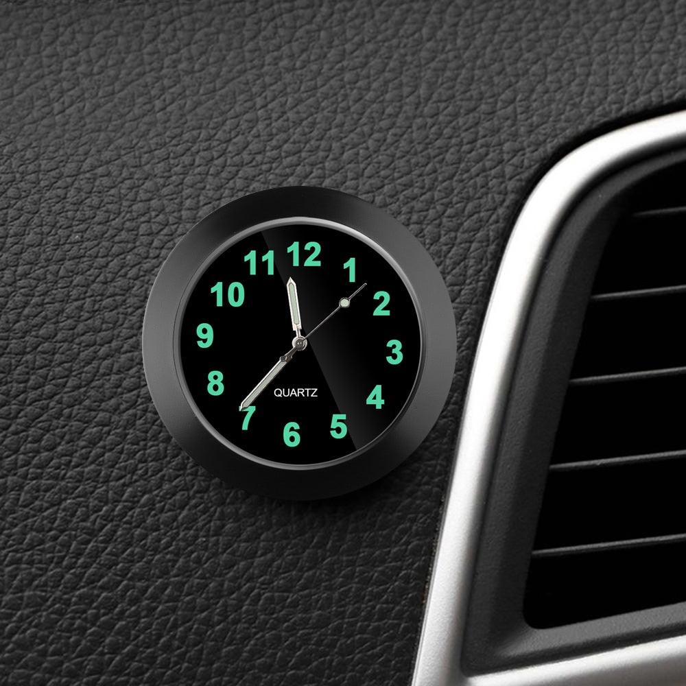 Car Clock Ornament Auto Watch Decoration Automobiles  Car Dashboard Clock Cars Air Vent Clip Quartz Clocks Mini Luminous Quartz Analog Watch Universal Pocket Stick-On Clock Perfect Interior Dashboard Time Display Digital Pointer Clock In Car Accessories