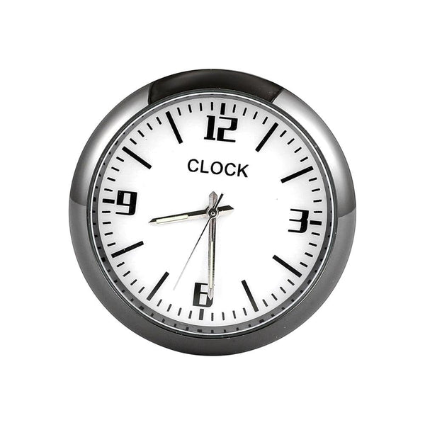 Car Clock Watch Indoor Automobiles Stick-In  Luminous Quartz Analog Watch Universal Pocket Mini Stick-On Clock for Car Boat Bike Home Watch Decoration Accessories