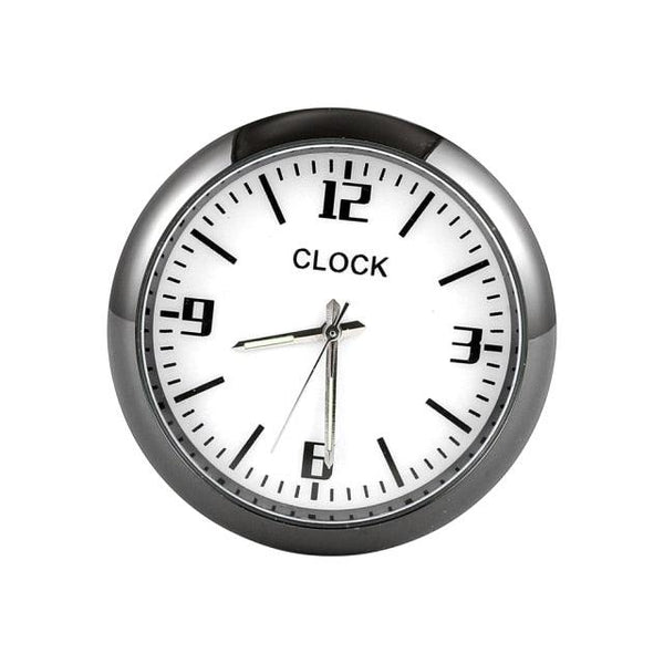 Car Clock Watch Indoor Automobiles Stick-In  Luminous Quartz Analog Watch Universal Pocket Mini Stick-On Clock for Car Boat Bike Home Watch Decoration Accessories