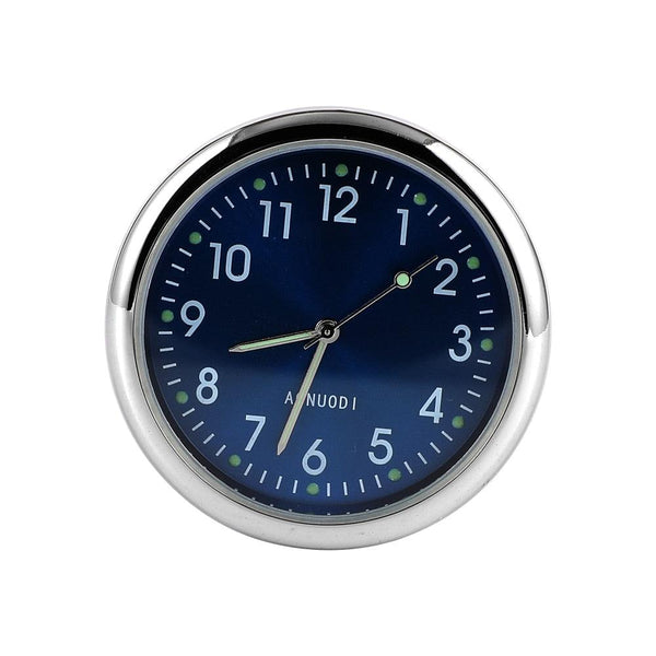 Car Clock Watch Indoor Automobiles Stick-In  Luminous Quartz Analog Watch Universal Pocket Mini Stick-On Clock for Car Boat Bike Home Watch Decoration Accessories