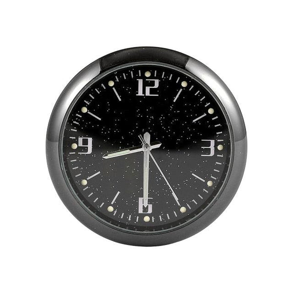Car Clock Watch Indoor Automobiles Stick-In  Luminous Quartz Analog Watch Universal Pocket Mini Stick-On Clock for Car Boat Bike Home Watch Decoration Accessories