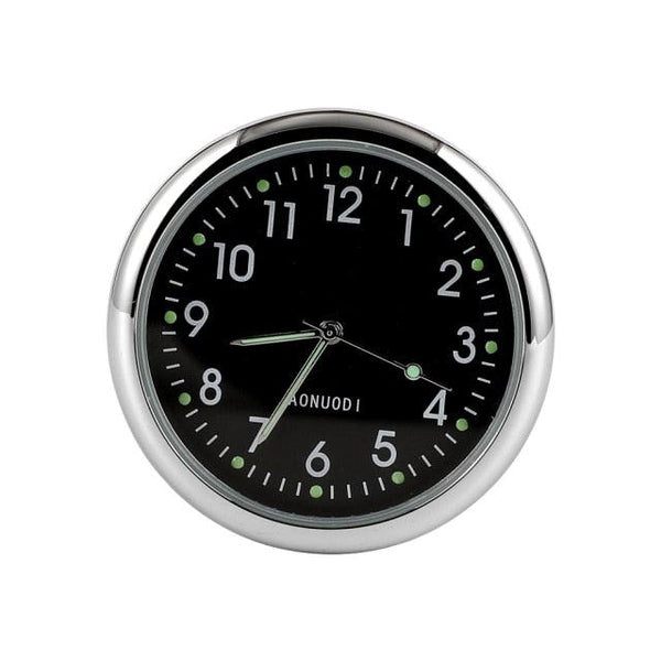 Car Clock Watch Indoor Automobiles Stick-In  Luminous Quartz Analog Watch Universal Pocket Mini Stick-On Clock for Car Boat Bike Home Watch Decoration Accessories