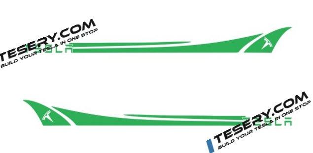 Side Skirt Stripe Decals (2-Pack) | 3 Styles | Multiple Colors | Scratch Protection