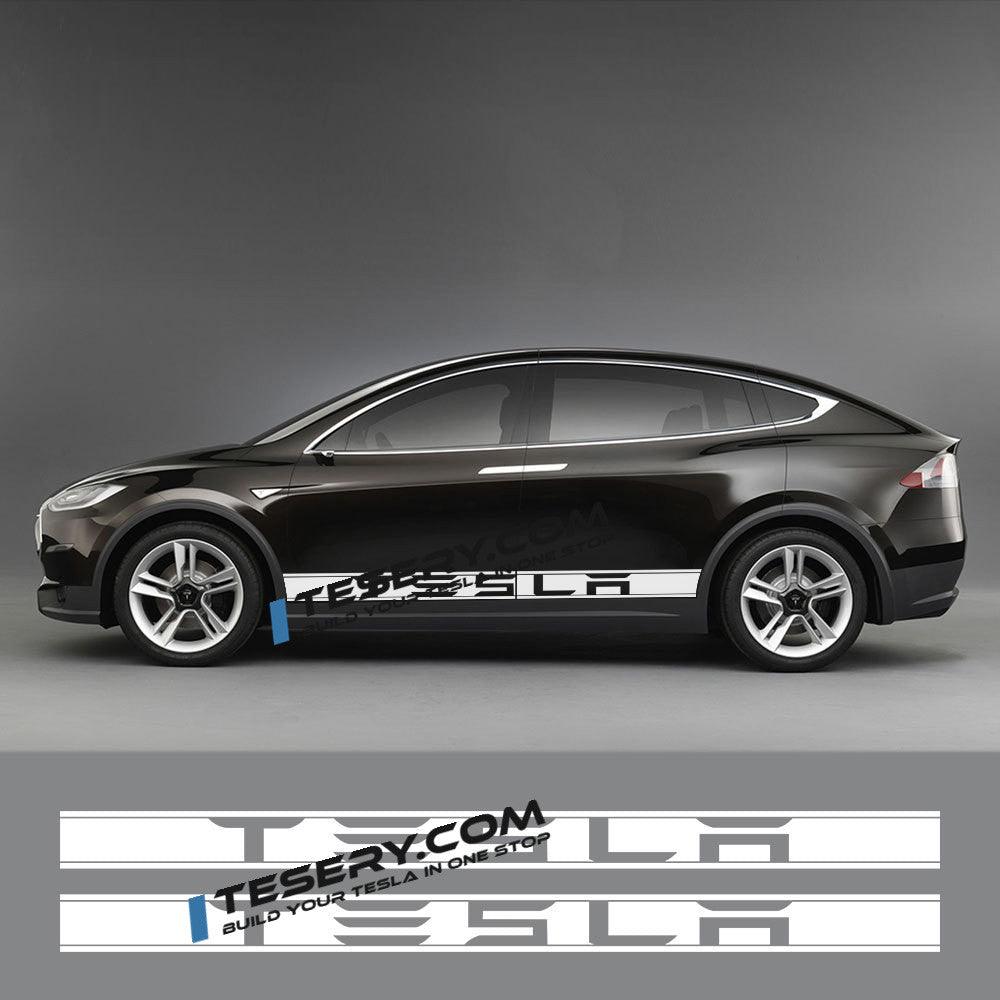 Side Skirt Stripe Decals (2-Pack) | 3 Styles | Multiple Colors | Scratch Protection