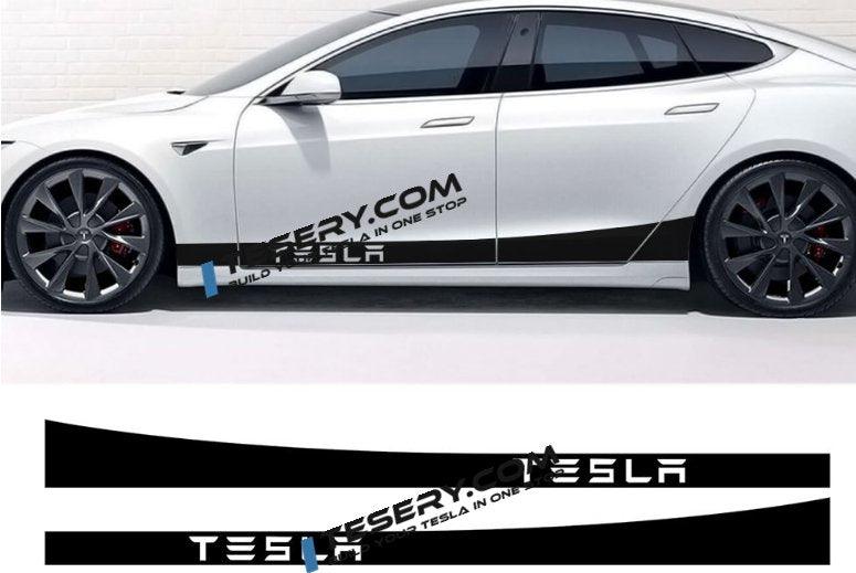 Side Skirt Stripe Decals (2-Pack) | 3 Styles | Multiple Colors | Scratch Protection