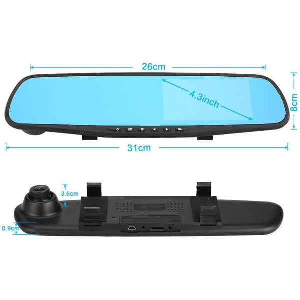 Car DVR Rear View Mirror Video Recorder