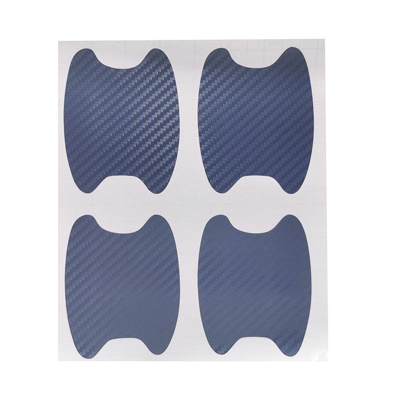 Car Handle Protection Film Car Door Handle Cup Scratch Protector Universal Invisible Car Carbon Fiber Door Handle Sticker Scratches Resistant Side Sticker Scratches Car Door Protector Films Sticker Car Styling