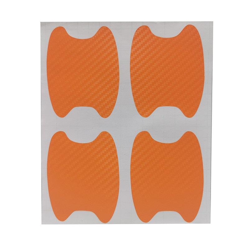 Car Handle Protection Film Car Door Handle Cup Scratch Protector Universal Invisible Car Carbon Fiber Door Handle Sticker Scratches Resistant Side Sticker Scratches Car Door Protector Films Sticker Car Styling