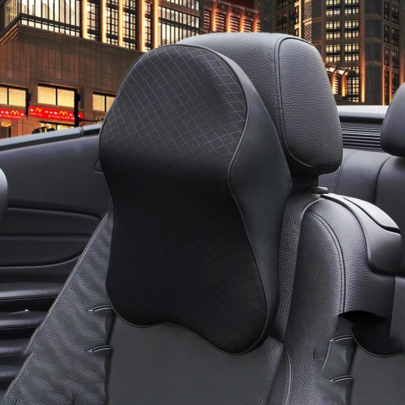 Car Neck Pillow Adjustable Head Restraint 3D Memory Foam  Car Neck Support Pillow Neck Pain Relief Auto Headrest Travel Pillow Neck Support Holder Seat Pillow Adjustable Car Neck Pillow Premium Interior Accessories Headrest Support for Driver