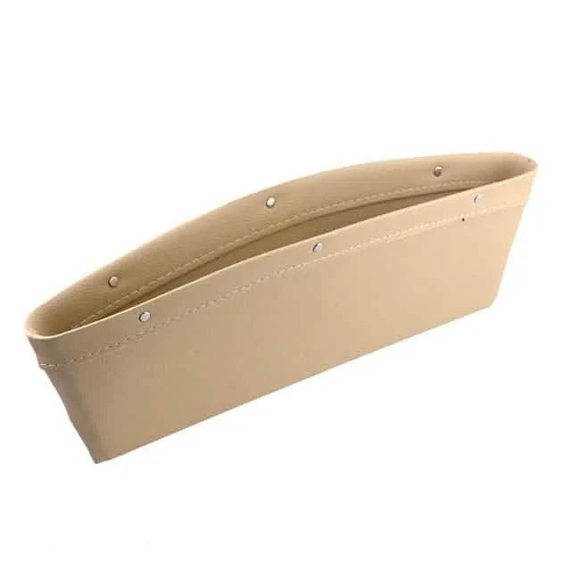 Car Organizer PU Leather Seat Slit Gap Pocket Storage