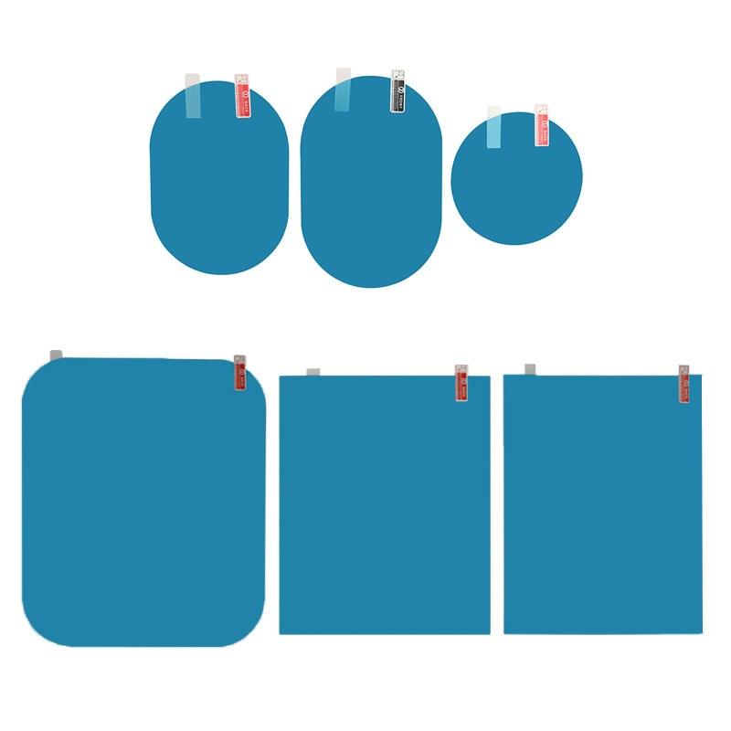 Car Rear Mirror Protective Film Anti Fog Window Clear Rainproof Rear View Mirror Protective Soft Film Auto Accessories Car Rearview Mirror Film Rainproof Waterproof Mirror Film Anti Fog Nano Coating Car Film for Car Mirrors Side Windows