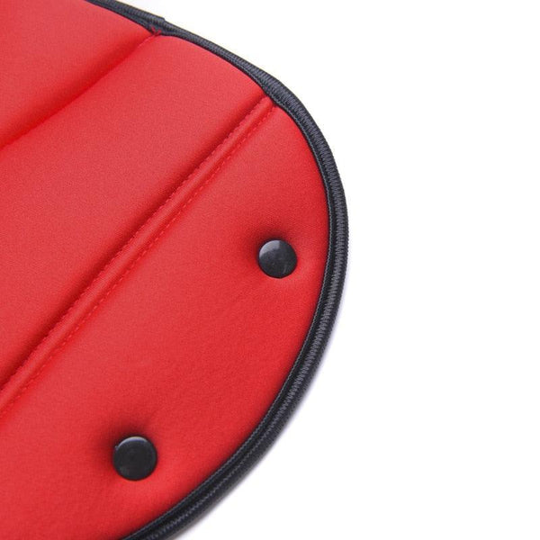 Car Safe Seat Belt Cover Soft Adjustable Children Safety Belt Fixer Triangle Anti-ledge For Child Neck Protection Belts Seat Belt Adjuster and Pillow with Clip for Kids Travel Neck Support Headrest Seatbelt