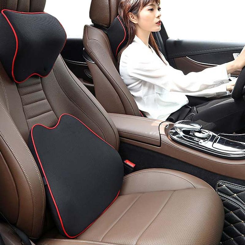 Car Seat Headrest Pillow Auto Memory Foam Car Neck Pillow Seat Head Support Lumbar Support For Office Chair Cushion Car Neck Headrest Pillow Car Accessories Cushion Auto Seat Head Support Neck Protector Automobiles Seat Neck Rest Car Neck For Car Auto