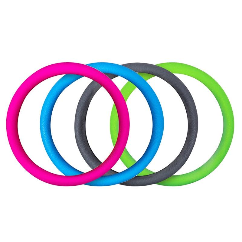 Car Styling Universal Car Silicone Steering Wheel Glove Cover Texture Soft Multi Color Soft Silicon Car Steering Wheel Cover Ethnic Style Car Accessories Steering Wheel Covers Anti Skid Better Grips Steering Wheel Cover Women Steering Wheel Accessories