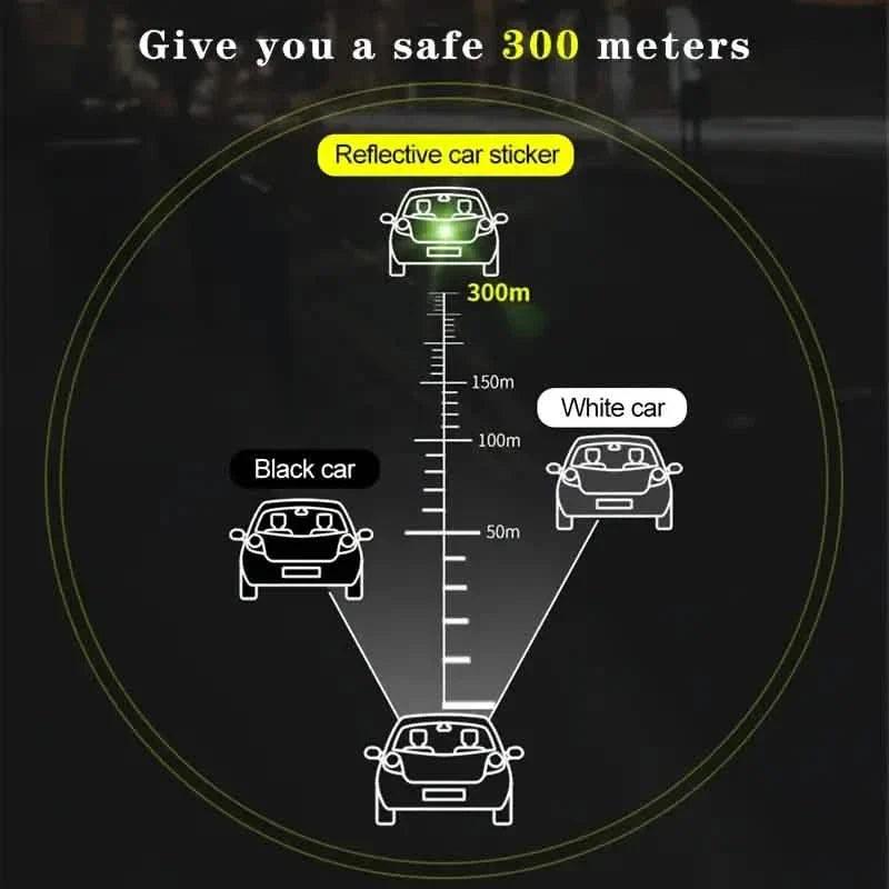 Car Truck Bumper Safety Reflective Warning Strip Stickers