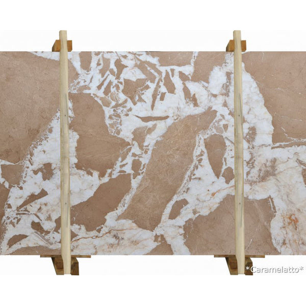 Caramelatto Beige Bookmatching Marble Slabs Polished - Livfloors Collection