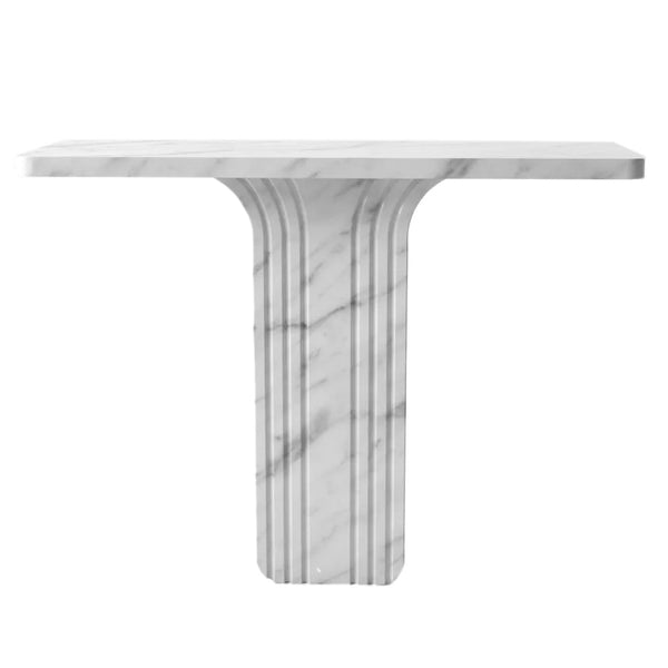 Carrara White Marble Designer Console Polished (W)15