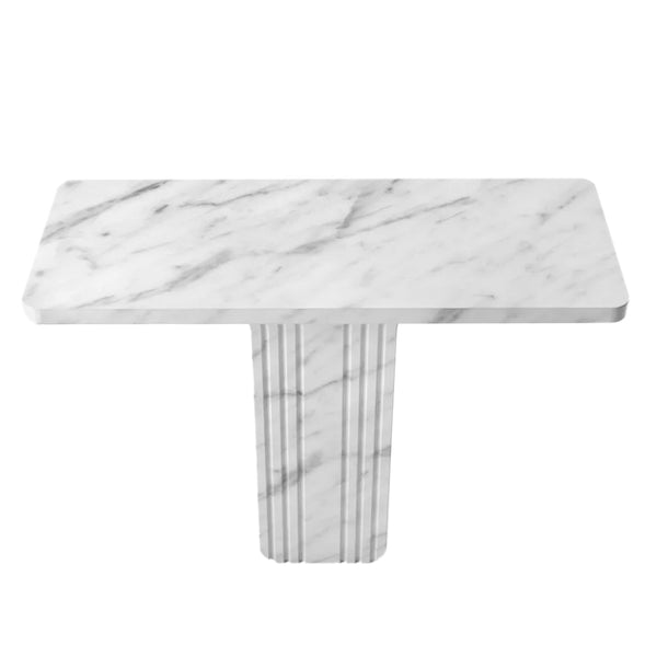 Carrara White Marble Designer Console Polished (W)15