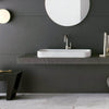 Carrara White Marble Rectangular Above-Counter Sink Polished - 3-4 Weeks / (W)16" (L)32" (H)5" / Polished