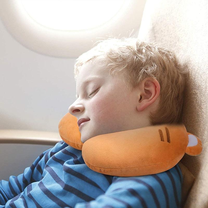 Cartoon Kids U-shaped Pillow Plush Neck Pillow Nap Pillow Lunch Break Pillow Cervical Pillow Travel Pillows Multi-Color Cartoon U Shaped Neck Pillow Comfortable Travel Pillow Inflatable Pillow Neck Pillow Lightweight Soft Pillows Comfortable for Children