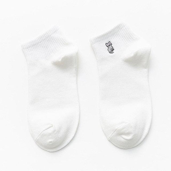 Cartoon Socks Funny Animal Print Kawaii Socks Cute Happy Socks Unisex Crew Socks Cotton Socks Running Walking Climbing Warm Socks For Men And Women