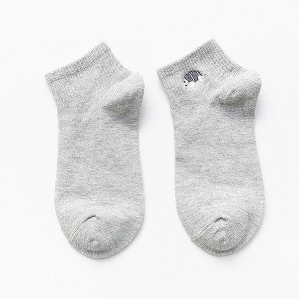 Cartoon Socks Funny Animal Print Kawaii Socks Cute Happy Socks Unisex Crew Socks Cotton Socks Running Walking Climbing Warm Socks For Men And Women