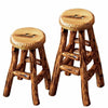 Carved Wood Loon Barstool