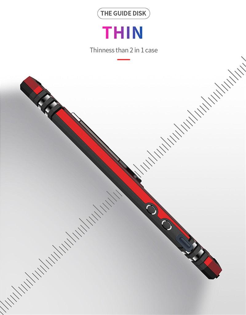 Cases With Ring for iPhone Slim Silicone Hard Cover Shock Absorption Lightweight Thin Case For iPhone 13 Pro Max 12 11 Case Magnet Ring Cover For iPhone Silicone Cover