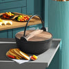 Cast Iron Dutch Oven with Lid - Non-Stick, Thick-Walled, Perfect for Camping, Outdoor Cooking, and Japanese Hot Pot (Nabe) - Ideal for Thanksgiving, Christmas, Halloween, Valentine'S Day, Easter, Camping Gear|Sturdy Handle|Du