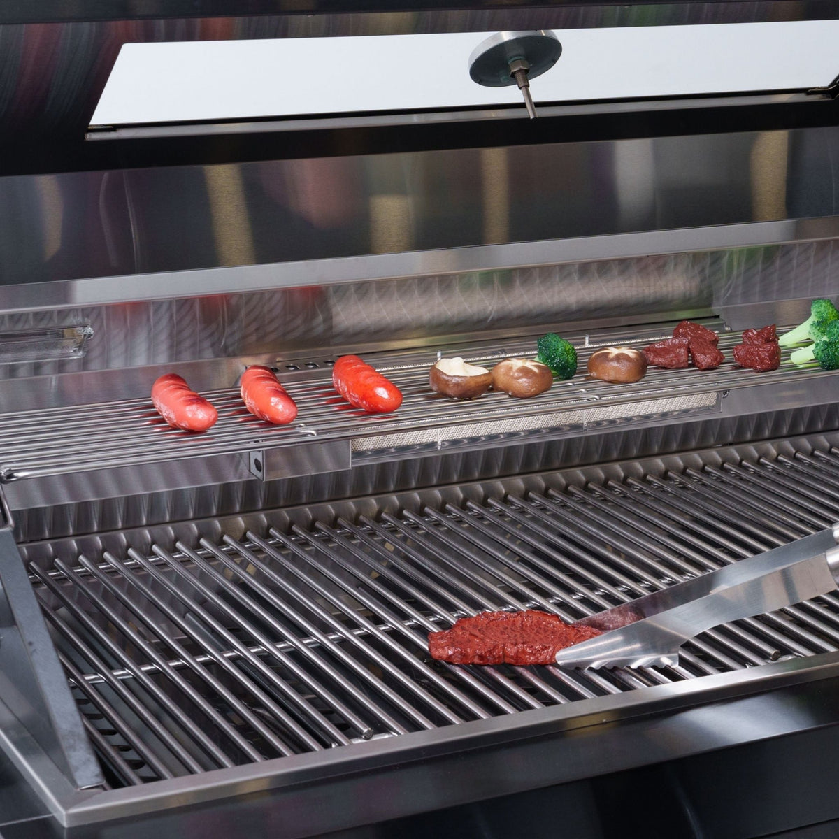 Ember Premium Black Stainless Steel 4-Burner Liquid Propane Kitchen Grill Island With Rotisserie Kit (SAK48157)