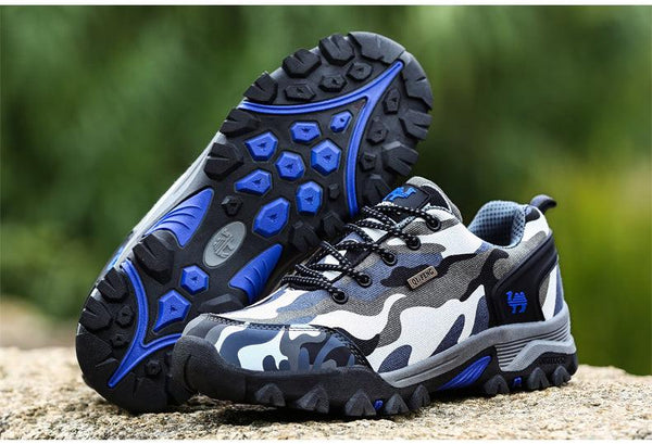 Casual Men's Sports Shoe Non-Slip Fashion Women's Camouflage Waterproof Couple Hiking Shoes Outdoor Train Men's Hiking Shoes Lightweight Low-Top Shoes For Outdoor Camping