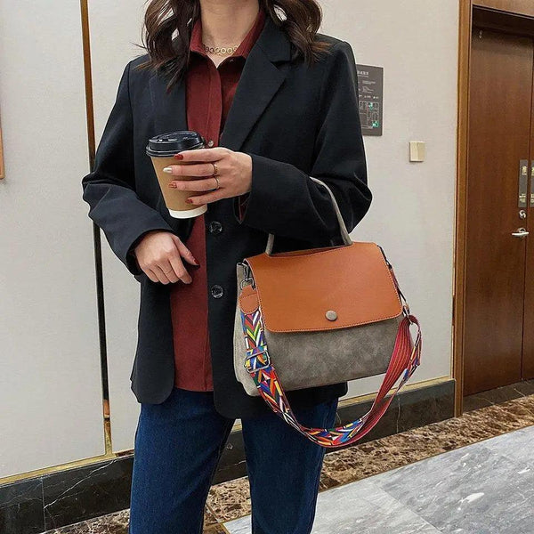 Casual Simple Leather Crossbody Bag For Women And Girls Designer Shoulder Messenger Travel Bag For Ladies