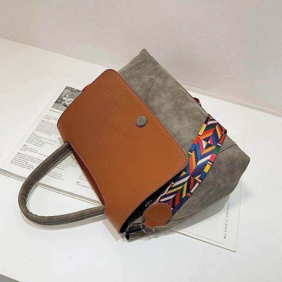 Casual Simple Leather Crossbody Bag For Women And Girls Designer Shoulder Messenger Travel Bag For Ladies