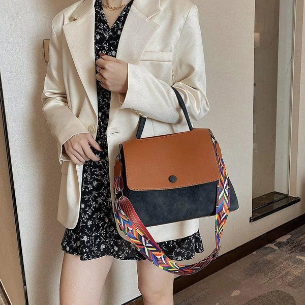 Casual Simple Leather Crossbody Bag For Women And Girls Designer Shoulder Messenger Travel Bag For Ladies