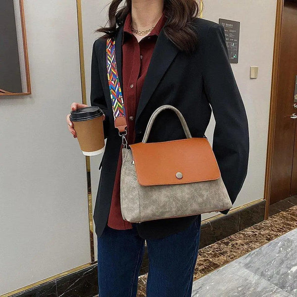 Casual Simple Leather Crossbody Bag For Women And Girls Designer Shoulder Messenger Travel Bag For Ladies