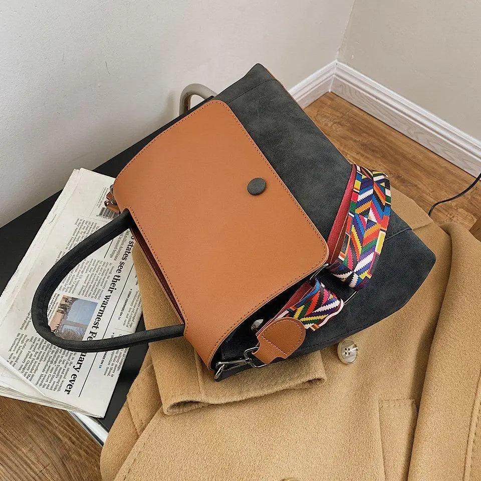 Casual Simple Leather Crossbody Bag For Women And Girls Designer Shoulder Messenger Travel Bag For Ladies