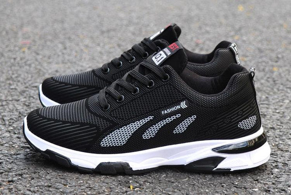 Casual Sneakers Cushioning Outdoor Running Shoes For Men Non-slip Sport Shoes Professional Athletic Training Men Air Trail Mesh Sneakers Walking Cross Training Tennis Sports Sneakers