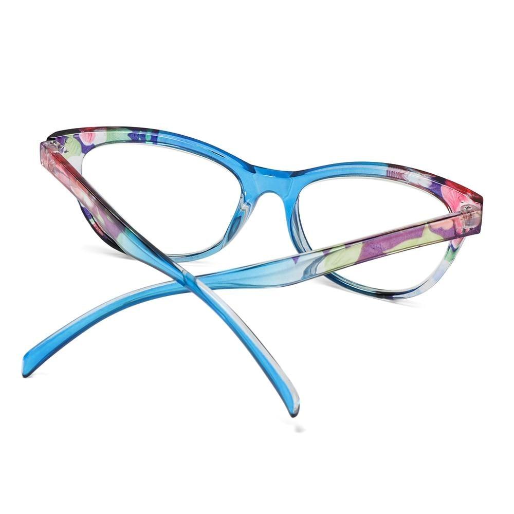 Cat Eye Reading Glasses Women Men Light Weight Presbyopic Reading Glasses Designer Cat Eye Frame Ladies Computer Readers Anti Glare UV Ray Eyeglasses Diopter Presbyopia Eyewear +1.00~+4.0