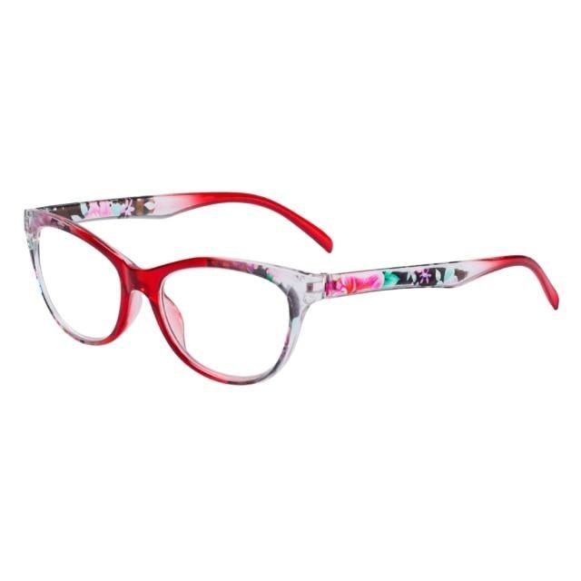 Cat Eye Reading Glasses Women Men Light Weight Presbyopic Reading Glasses Designer Cat Eye Frame Ladies Computer Readers Anti Glare UV Ray Eyeglasses Diopter Presbyopia Eyewear +1.00~+4.0