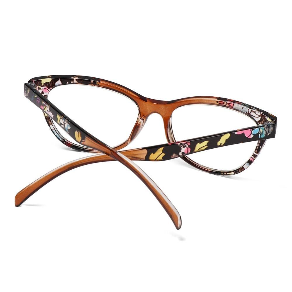 Cat Eye Reading Glasses Women Men Light Weight Presbyopic Reading Glasses Designer Cat Eye Frame Ladies Computer Readers Anti Glare UV Ray Eyeglasses Diopter Presbyopia Eyewear +1.00~+4.0