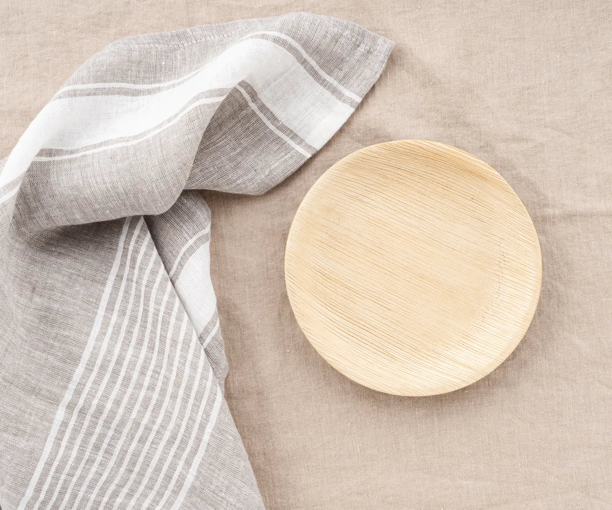 Striped Linen Tea Towels - Set of 2