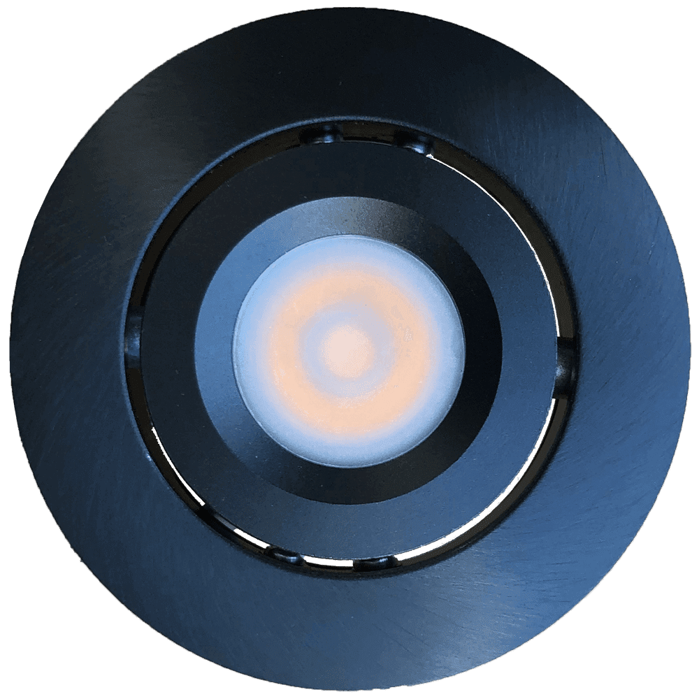 CB05 1.5W DC12 Low Voltage Round LED Cast Aluminum Recessed Cabinet Puck Light Down Lighting Fixture