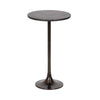 Baronet Round Marble and Metal Table