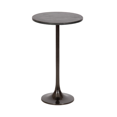 Baronet Round Marble and Metal Table