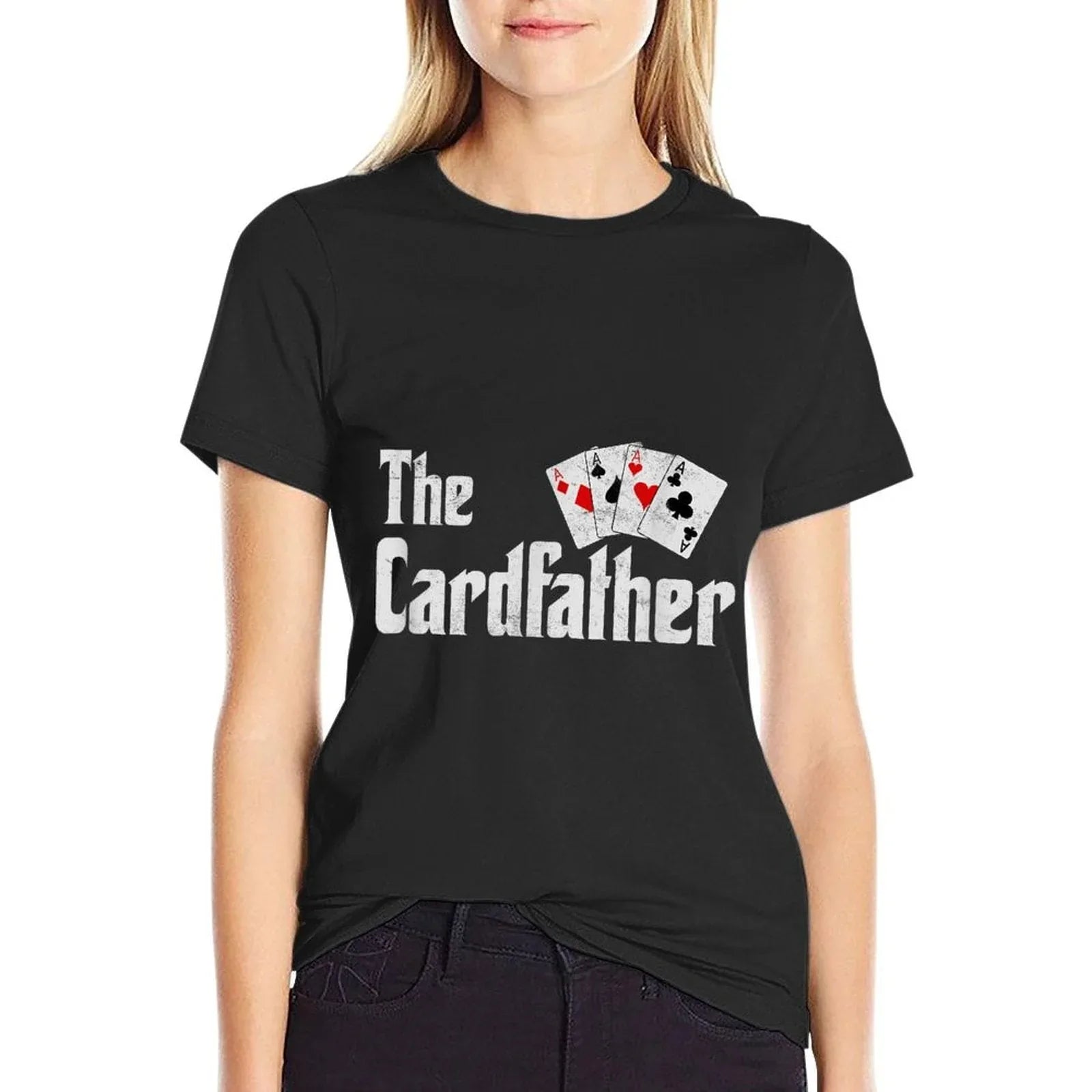 The Card Father Poker Game Cards Playing Dad Father's Dad T-Shirt