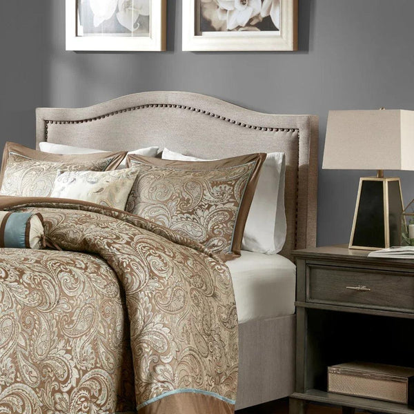 Nadine Upholstery Natural Headboard by Madison Park - Gifts for You 'n Me