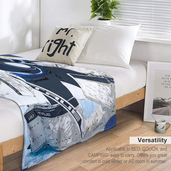 Connor Hellebuyck Throw Blanket