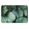 Beautiful Tropical Green Plants Bath Mat
