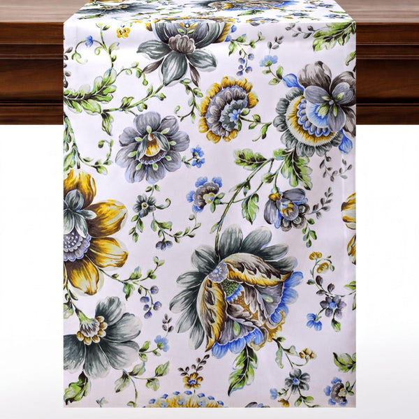 Blue Floral Table Runner – Jaco Print