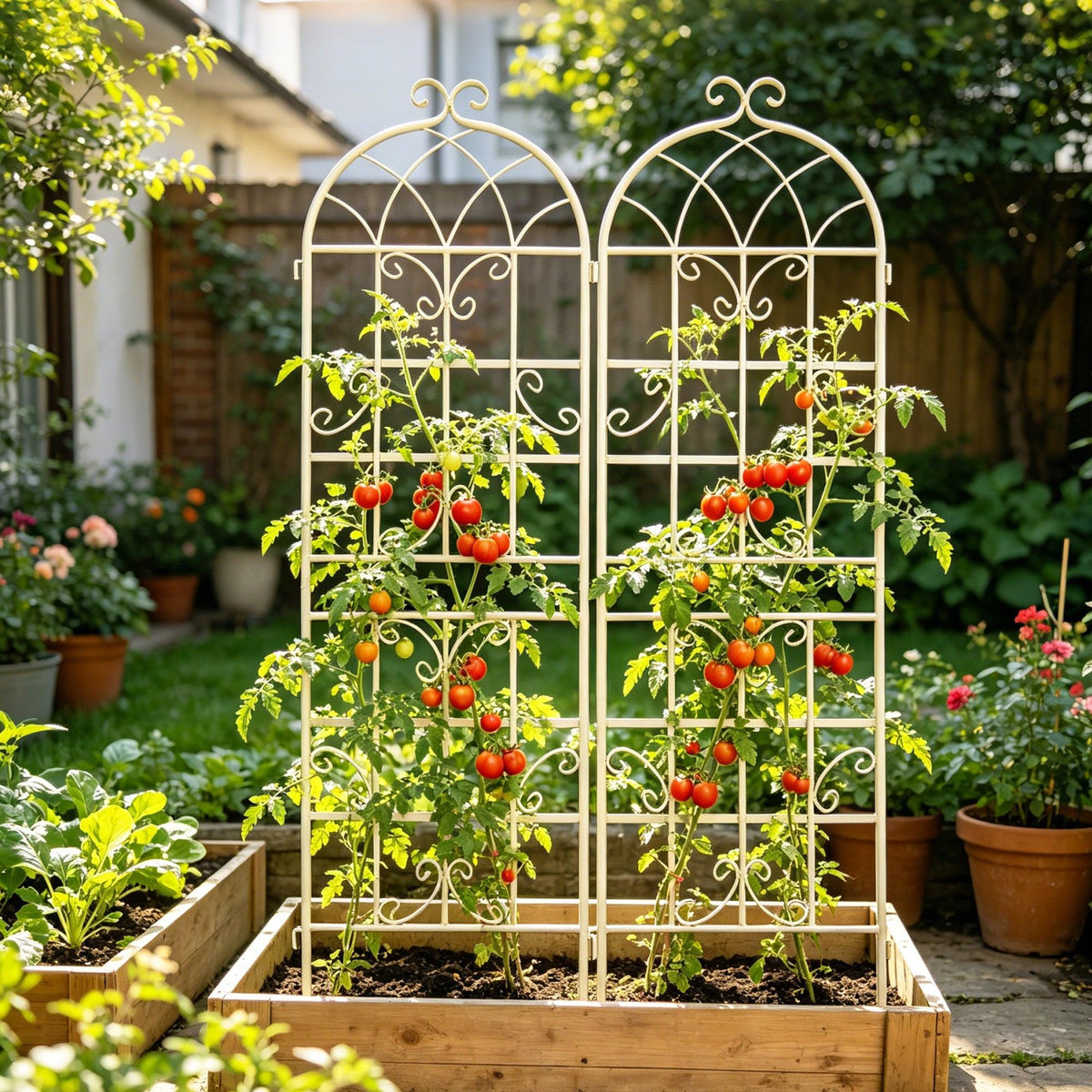 2 Pack Metal Garden Trellis 71